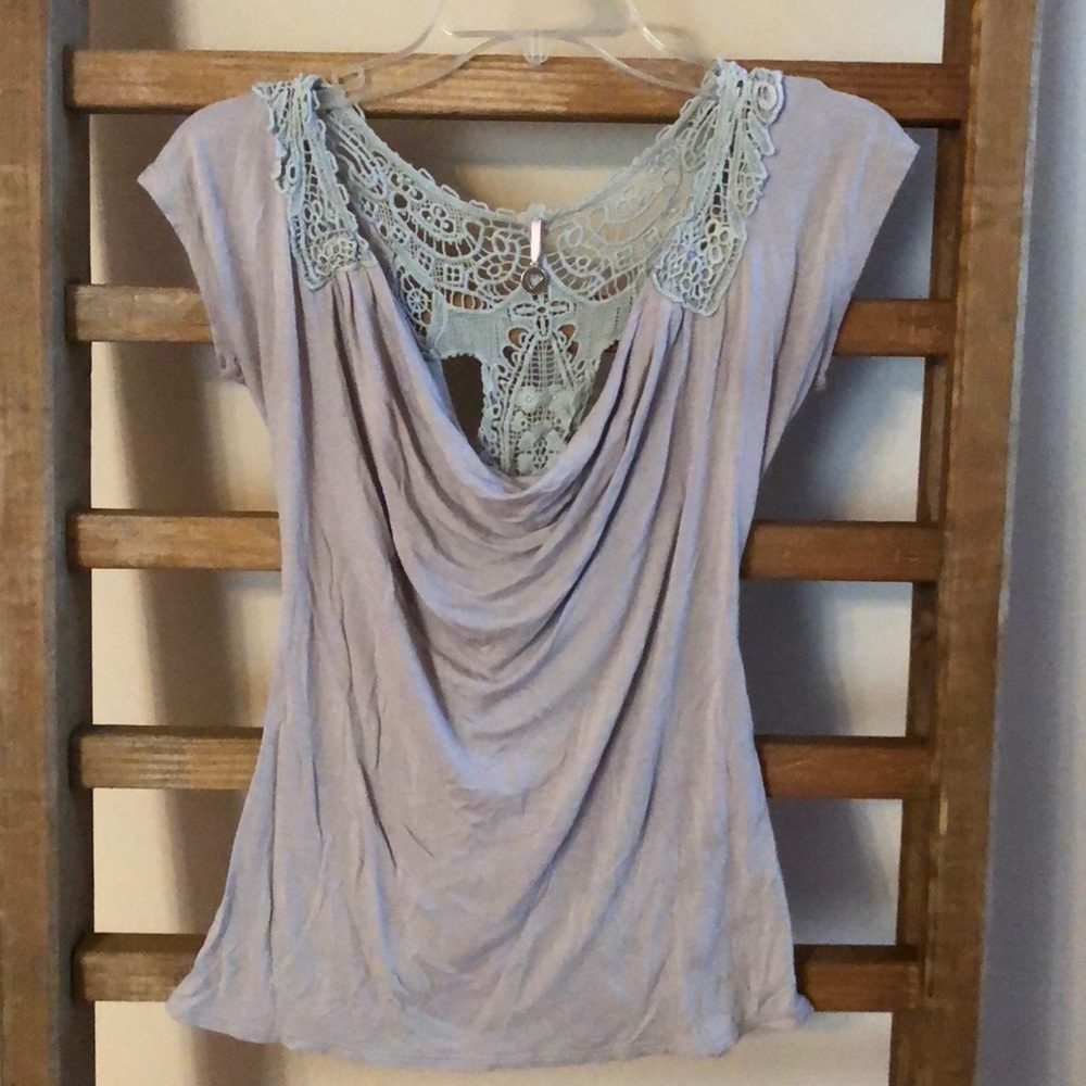Robin K Scoop Neck Top